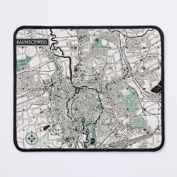 Item preview, 1954 Vintage Map of Braunschweig, Germany designed and sold by Gin Neko.