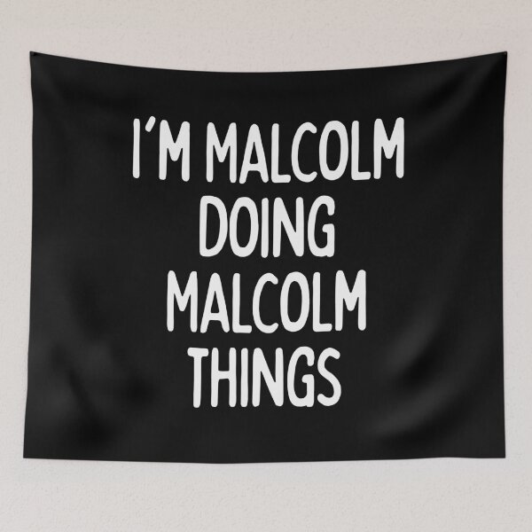 Item preview, Malcolm Name designed and sold by linartcia.