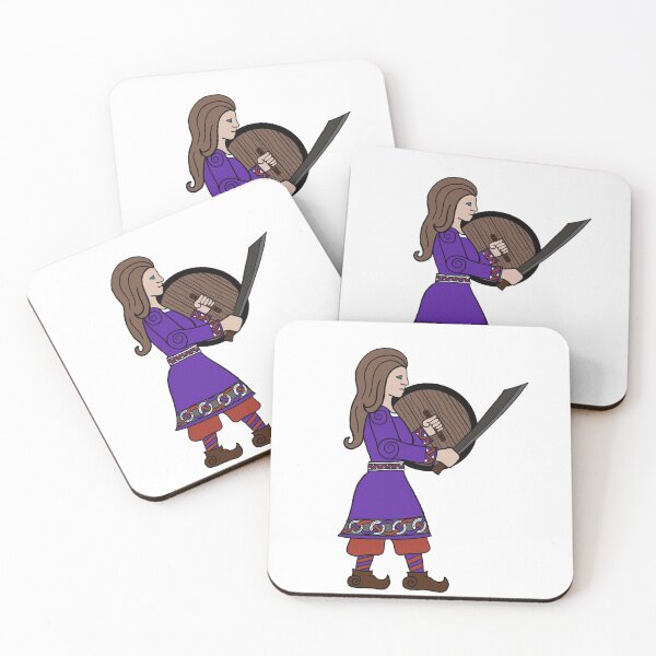 Item preview, Astrid fierce sword and shield maiden designed and sold by Longhausart.