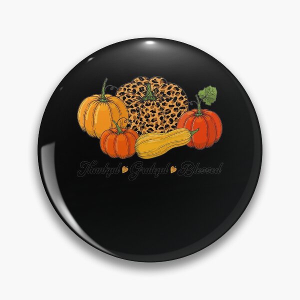 Item preview, Thanksful Grateful Blessed Leopard Pumpkin Thanksgiving Premium  designed and sold by AlvaShop.