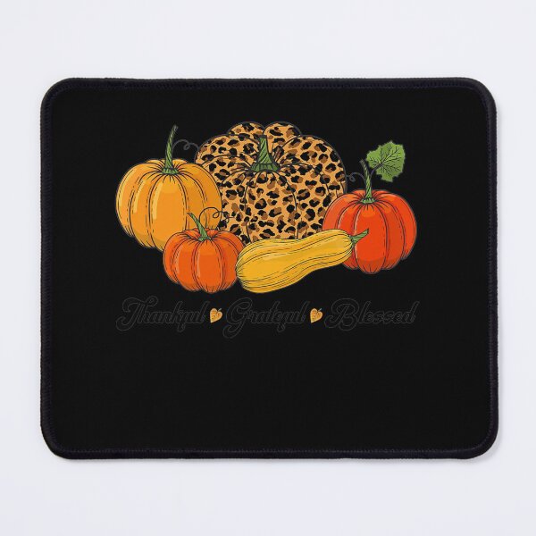 Item preview, Thanksful Grateful Blessed Leopard Pumpkin Thanksgiving Premium designed and sold by AlvaShop.