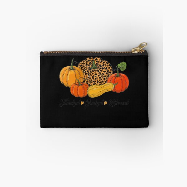 Item preview, Thanksful Grateful Blessed Leopard Pumpkin Thanksgiving Premium  designed and sold by AlvaShop.