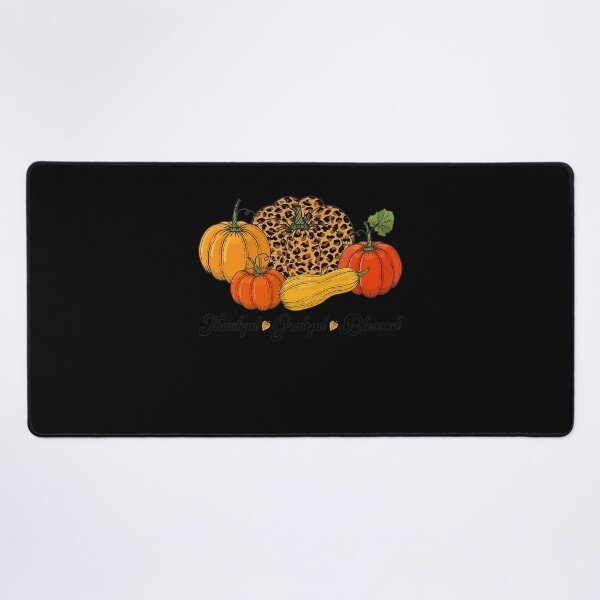 Item preview, Thanksful Grateful Blessed Leopard Pumpkin Thanksgiving Premium designed and sold by AlvaShop.