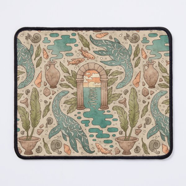 Item preview, Paradise Panthalassa | Natural History Ocean Fantasy Art designed and sold by OMEGAFAUNA.