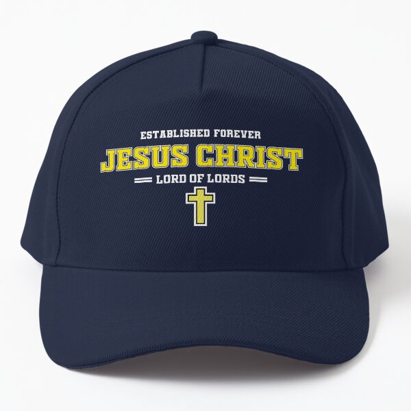 Jesus Christ Established Forever Baseball Cap