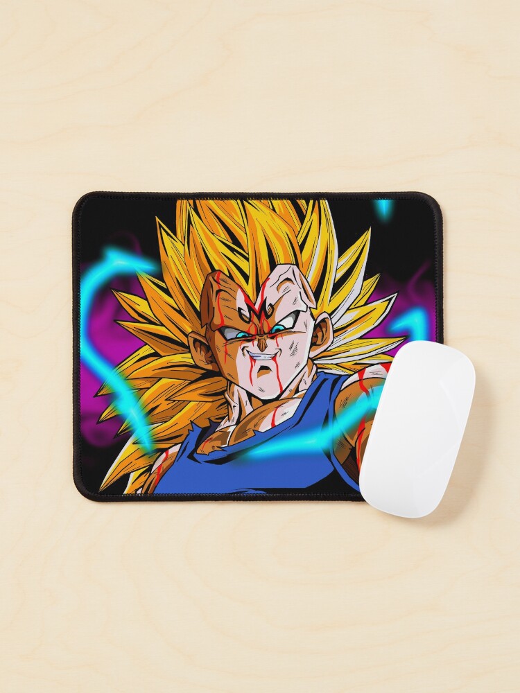 Mousepad Dragon Ball Vegeta Super Saiyajin Nível 3 com apoio