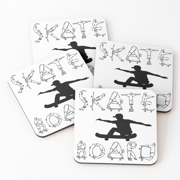 Item preview, Hit the Deck with this Gnarley and Sketchy Skateboard Silhouette and Unique Text designed and sold by davidmurtagh.