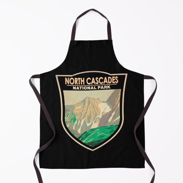 Artikelvorschau, North-Cascades-Nationalpark, Cascade-Pass-Washington-Abzeichen entworfen und verkauft von KrisSidDesigns.
