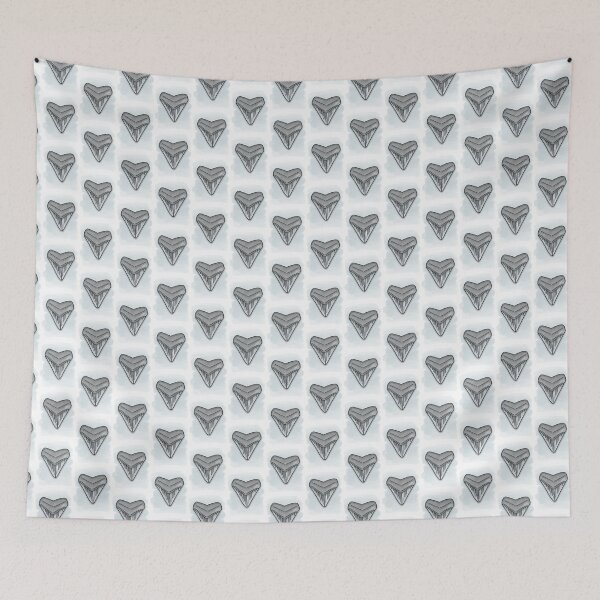 Item preview, Shark Tooth Simple Line Drawing designed and sold by makesbymiss.
