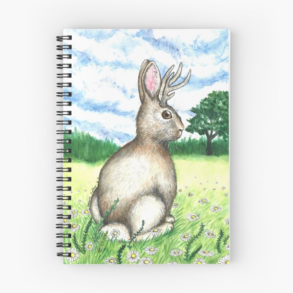 Item preview, Jackelope Cryptid in a Field designed and sold by Kelley-Art.