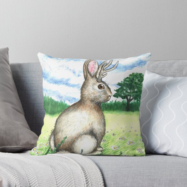 Item preview, Jackelope Cryptid in a Field designed and sold by Kelley-Art.