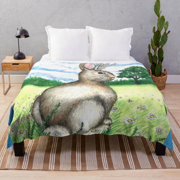 Item preview, Jackelope Cryptid in a Field designed and sold by Kelley-Art.