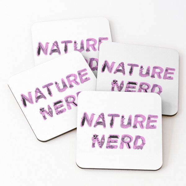 Item preview, Nature Nerd - Pink & White designed and sold by EcoElsa.