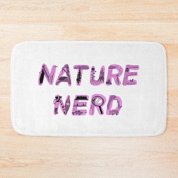 Item preview, Nature Nerd - Pink & White designed and sold by EcoElsa.