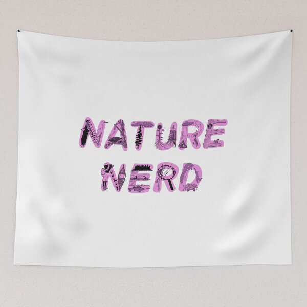 Item preview, Nature Nerd - Pink & White designed and sold by EcoElsa.