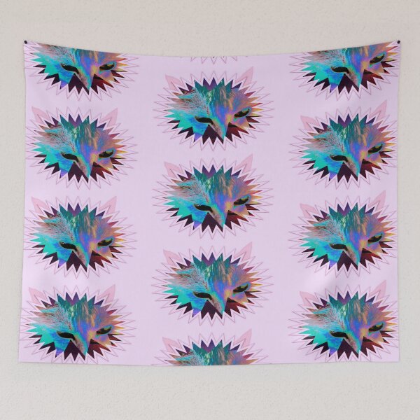 Item preview, Cat mask on pink designed and sold by B. Randi Bailey.