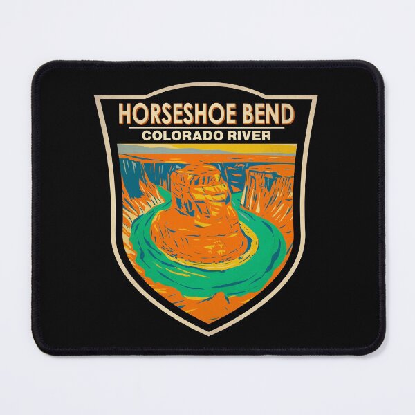 Item preview, Horseshoe Bend Colorado River Badge designed and sold by KrisSidDesigns.