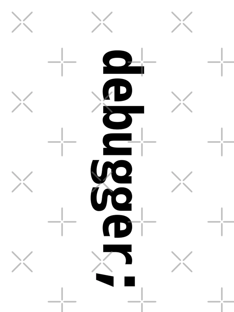 Thumbnail 4 of 4, Samsung Galaxy Phone Case, debugger; - JavaScript/Web Developer Black Text Design designed and sold by geeksta.