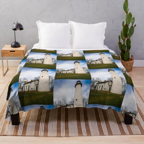 Item preview, Pointe Aux Barques Lighthouse designed and sold by Bill Spengler's Photographic Thoughts.