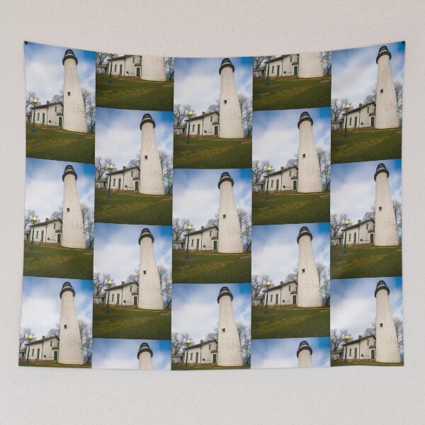 Item preview, Pointe Aux Barques Lighthouse  designed and sold by Bill Spengler's Photographic Thoughts.