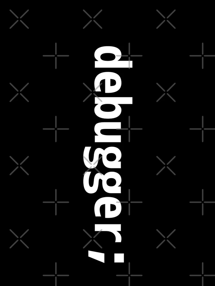 Thumbnail 4 of 4, Samsung Galaxy Phone Case, debugger; - JavaScript/Web Developer White Text Design designed and sold by geeksta.