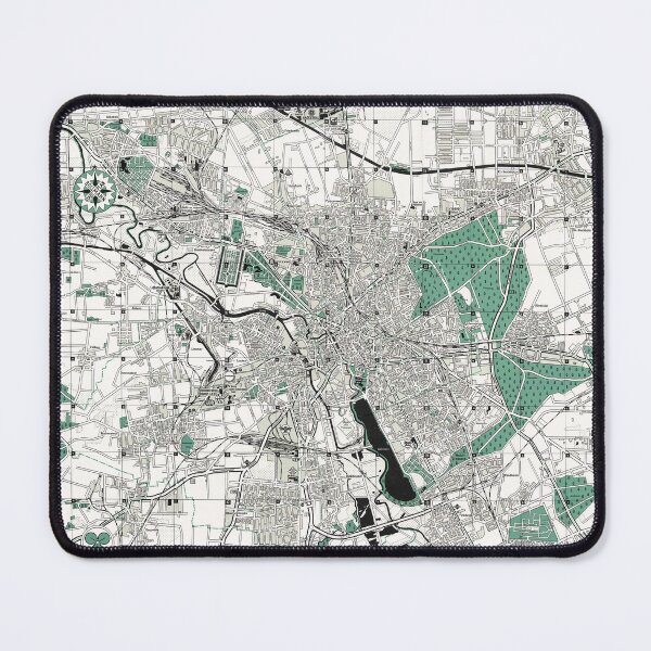 Item preview, 1955 Vintage Map of Hannover, Germany designed and sold by Gin Neko.