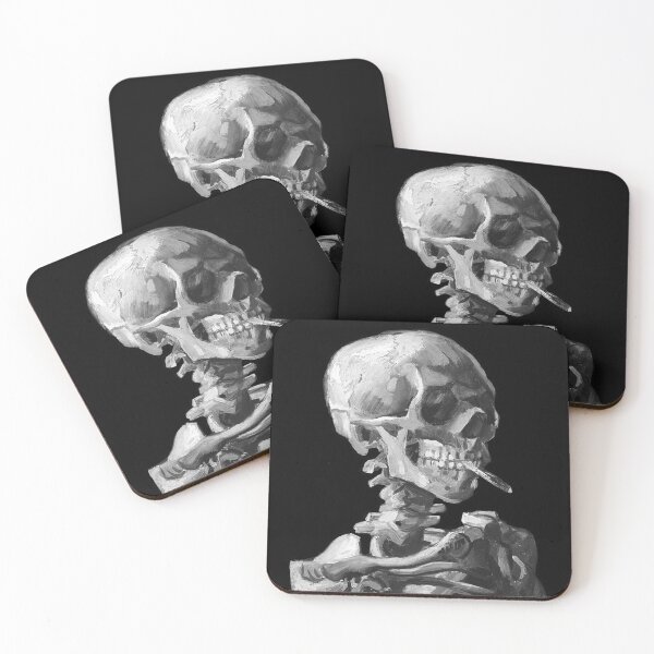 Item preview, Vincent Van Gogh - Skull of a Skeleton with Burning Cigarette designed and sold by ind3finite.