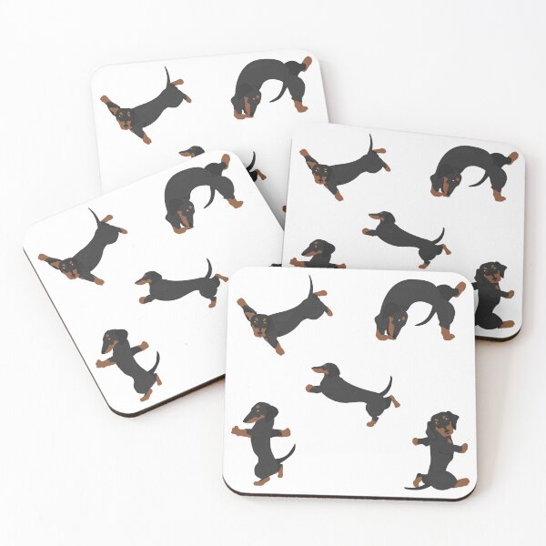 Item preview, Dachshund sticker pack designed and sold by MameDesign.