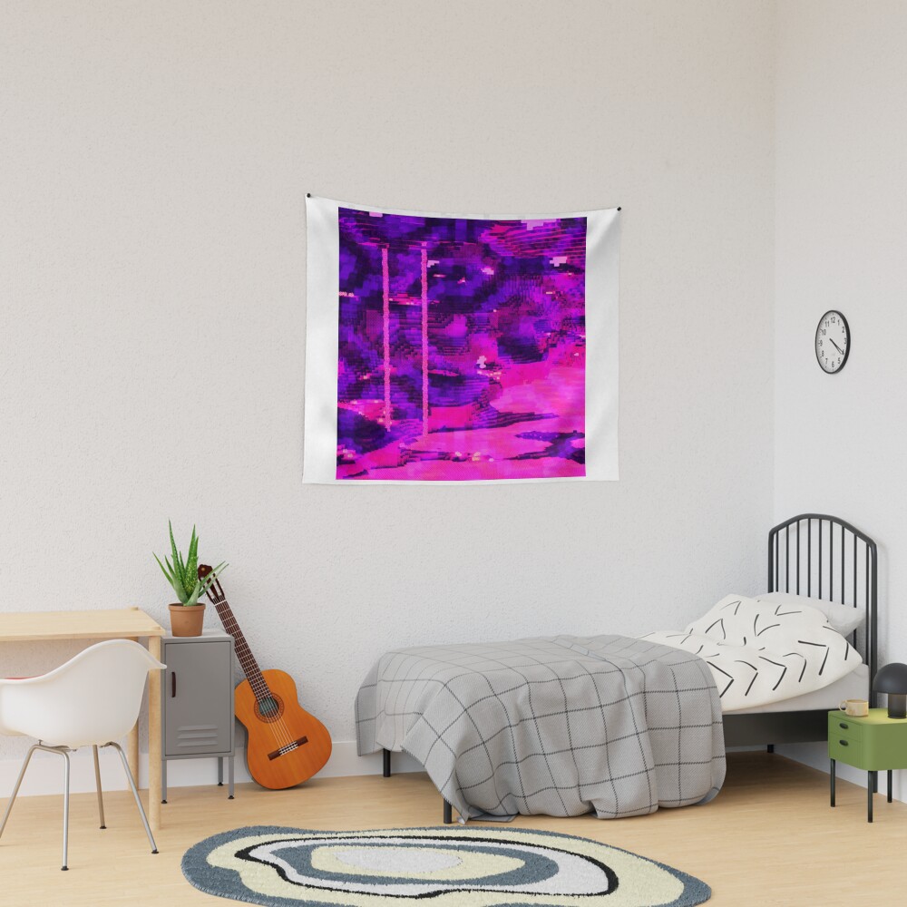 Minecraft nether portal tapestry sale