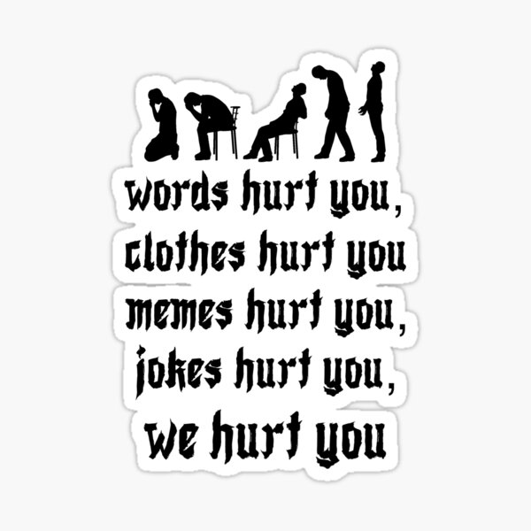 Tom Macdonald Politically Incorrect Lyrics Art Sticker For Sale By