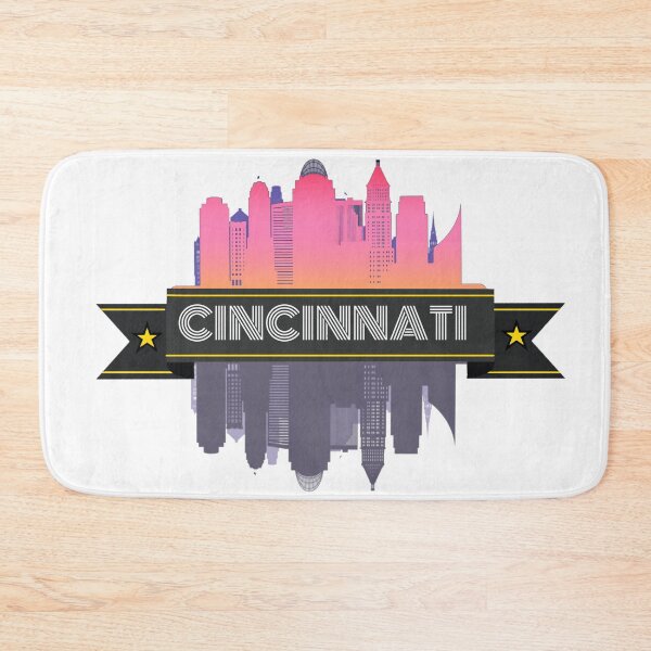 Item preview, Cincinnati state skyline Queen City gift designed and sold by AXIOM13.