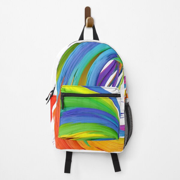Item preview, Multicolored abstract twisted brush stroke. Bright curl, artistic spiral. designed and sold by tatkhagata.