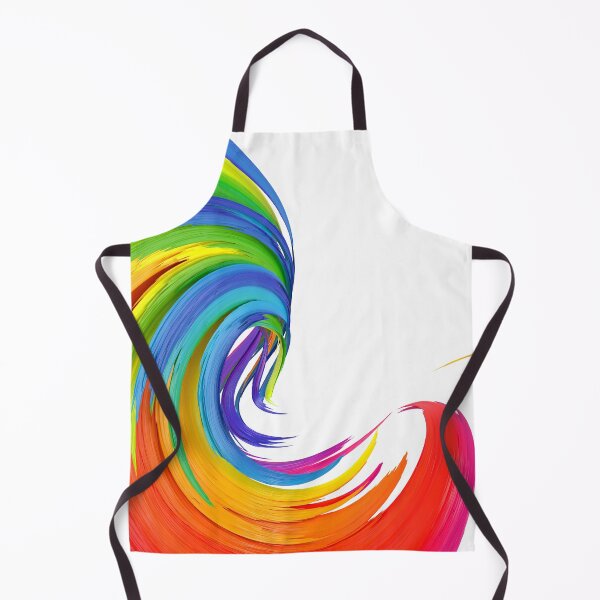 Item preview, Multicolored abstract twisted brush stroke. Bright curl, artistic spiral. designed and sold by tatkhagata.