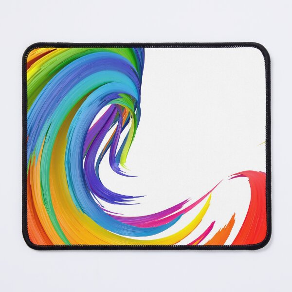 Item preview, Multicolored abstract twisted brush stroke. Bright curl, artistic spiral. designed and sold by tatkhagata.