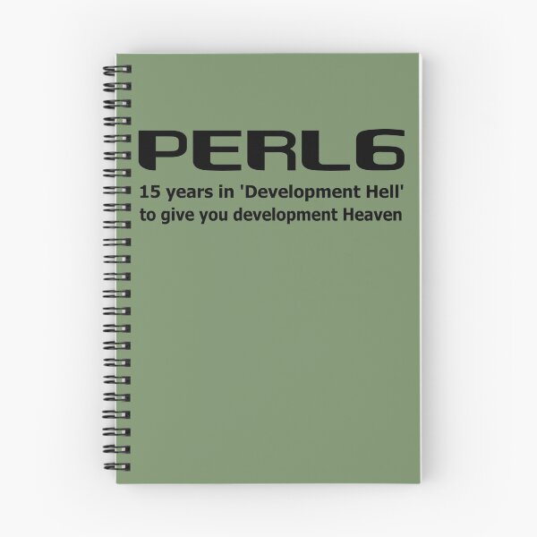 Item preview, Perl 6, Development Hell (Black) designed and sold by pcaffin.