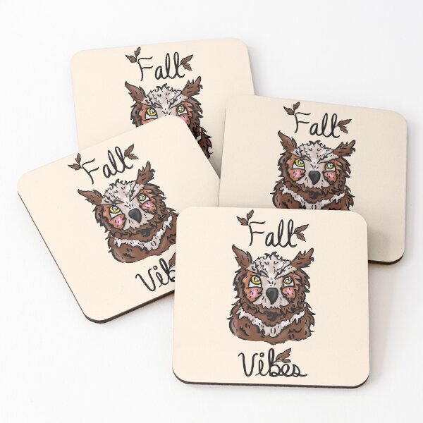 Item preview, Fall Vibes Brown Owl designed and sold by BioLushGraphics.