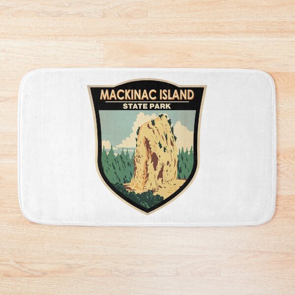 Item preview, Mackinac Island State Park Michigan Sugar Loaf Badge designed and sold by KrisSidDesigns.