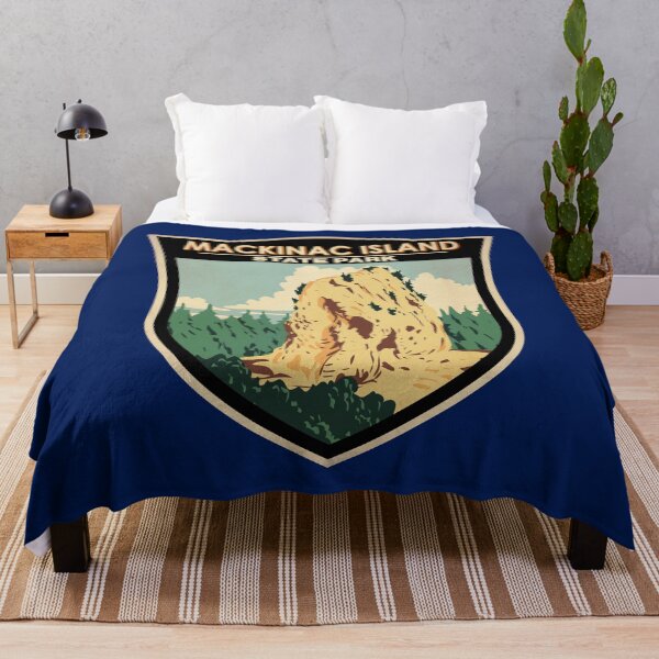 Item preview, Mackinac Island State Park Michigan Sugar Loaf Badge designed and sold by KrisSidDesigns.