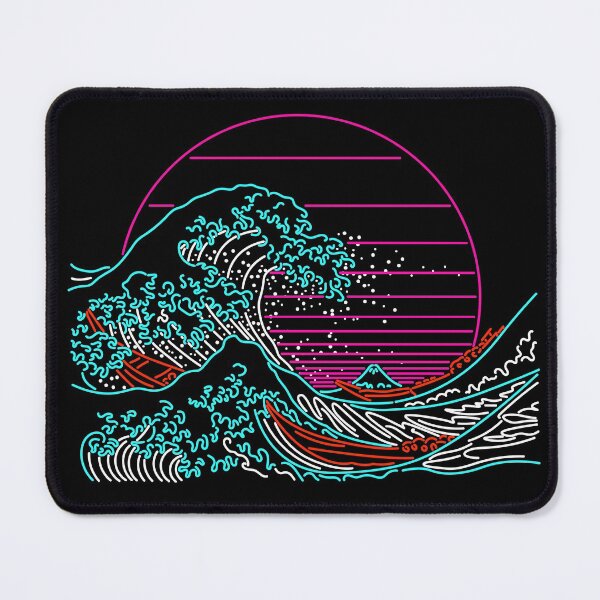 Great Neon Wave - Great Wave Off Kanagawa - Vintage