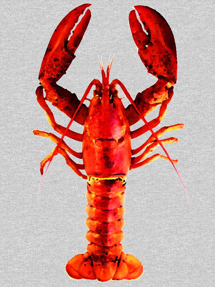 Red Lobster - Full Body Seafood Art by SharonCummings