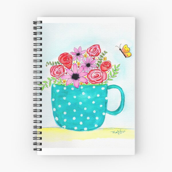 Item preview, Floral Teacup designed and sold by Mahli's  Artful Whimsy.