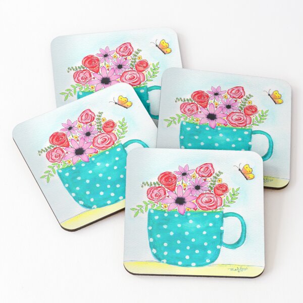 Item preview, Floral Teacup designed and sold by Mahli's  Artful Whimsy.