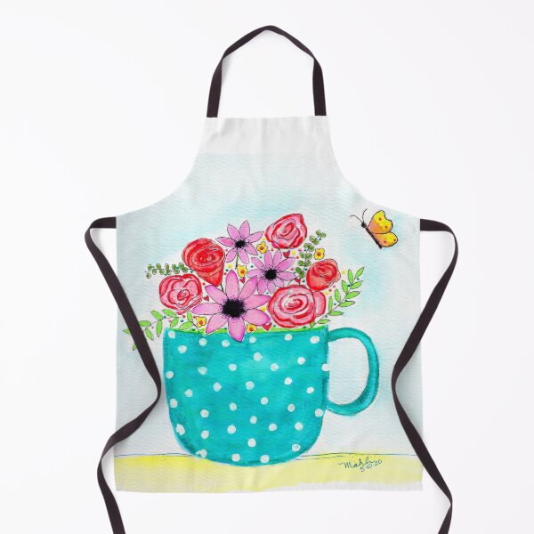 Item preview, Floral Teacup designed and sold by Mahli's Artful Whimsy.