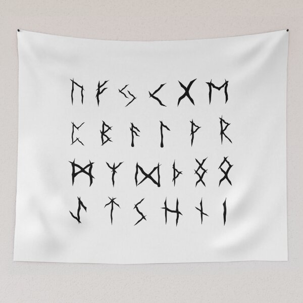 Item preview, Nordic Runes/Alpabet designed and sold by LuckyBurgh.