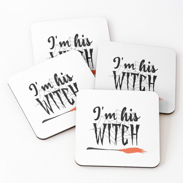 Item preview, I'm His Witch, halloween, funny halloween designed and sold by adjamine.