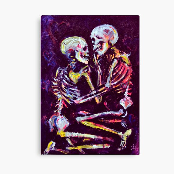 Pomaikai Barron Canvas Wall Decor Prints - Louis Vuitton Black Gold Fashion Skull ( fantasy, Horror & sci-fi > Horror > Skulls art) - 40x26 in