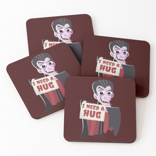 Item preview, Cute and Creepy Halloween Hugger Dracula, Scary Humorous I Need A Hug Vampire designed and sold by Ransyn Art.