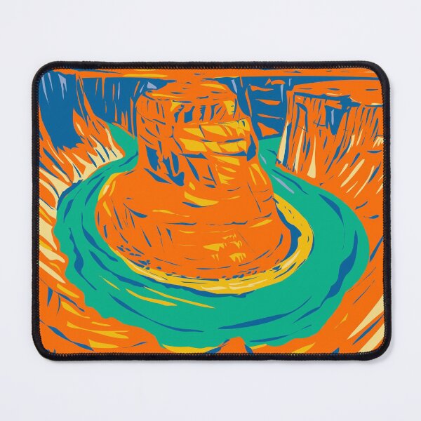 Item preview, Horseshoe Bend Colorado River Vintage designed and sold by KrisSidDesigns.