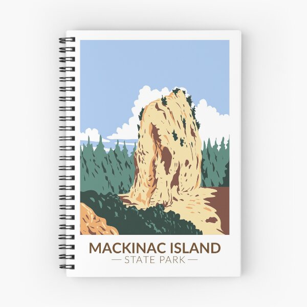 Item preview, Mackinac Island State Park Michigan Sugar Loaf Vintage designed and sold by KrisSidDesigns.