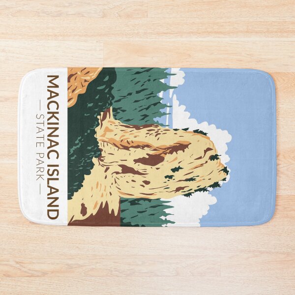 Item preview, Mackinac Island State Park Michigan Sugar Loaf Vintage designed and sold by KrisSidDesigns.